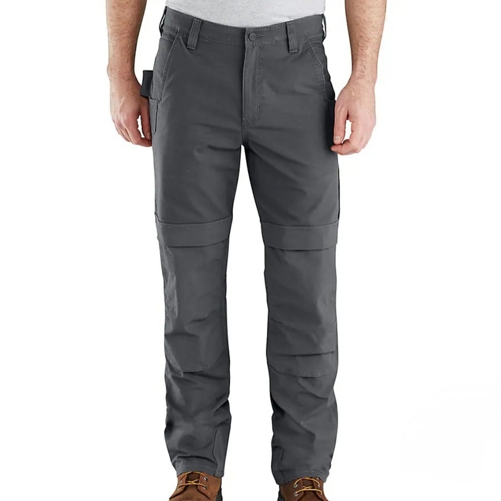 Carhartt Mens Rugged Flex Steel Multi-Pocket Pant Ripstop Utility Cargo Gray 42W